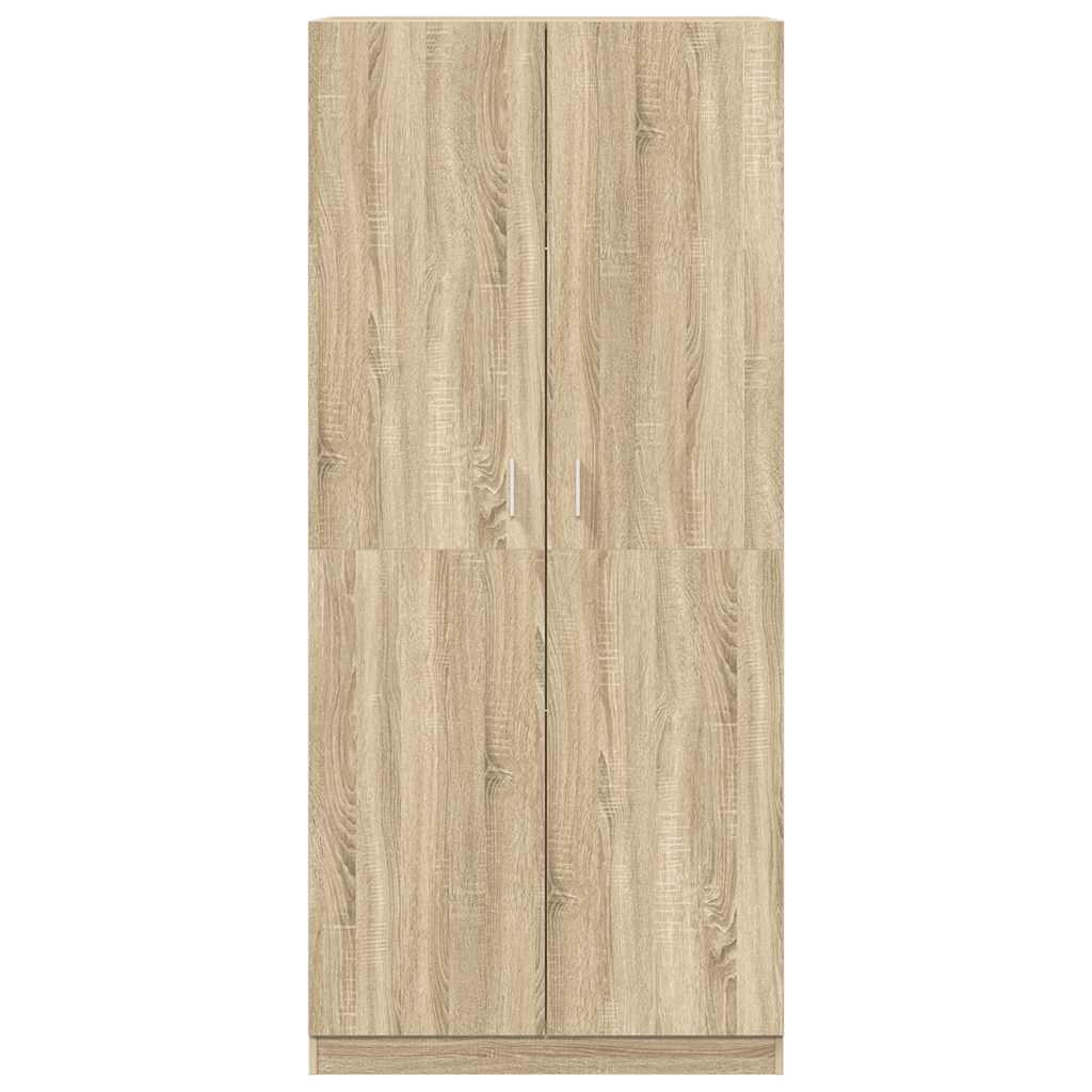 Wardrobe Sonoma Oak 90 x 52 x 200 cm Particleboard