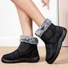 Women'S Boots Waterproof Women Ankle Boots Keep Warm Fur Winter Shoes Woman Snow Boots  New Winter Botas Mujer Black Boot