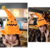 Halloween Hat Grimace Pumpkin Decoration Plush Toy Desktop Ornament Cap Props