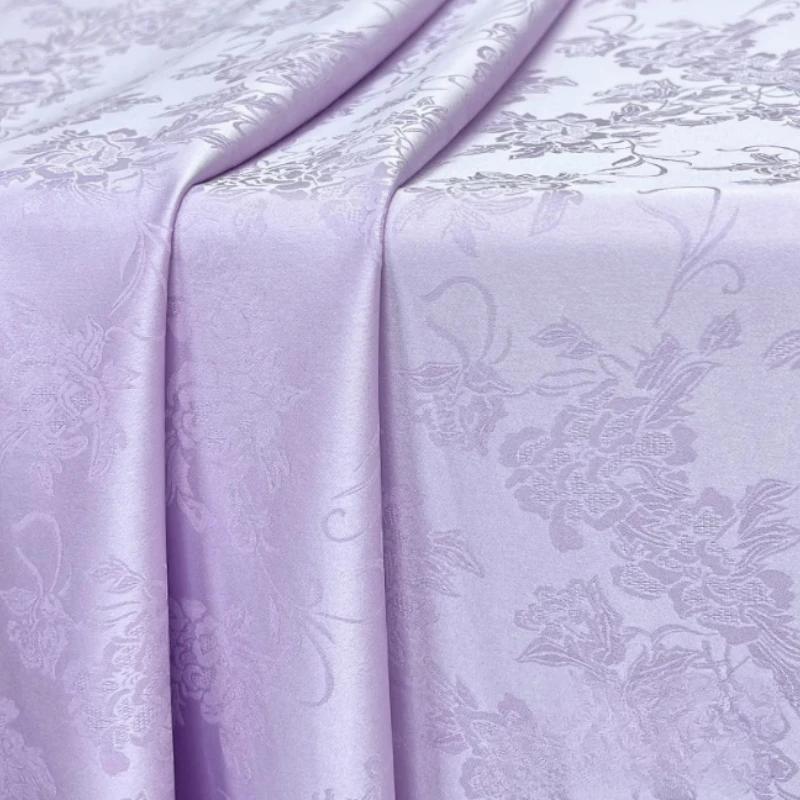 Antikstil Imitation Seide Jacquard Satin Stoff Chinesischer Stil Dunkles Muster Gewebter Brokatstoff DIY Hanfu Cheongsam Kleid