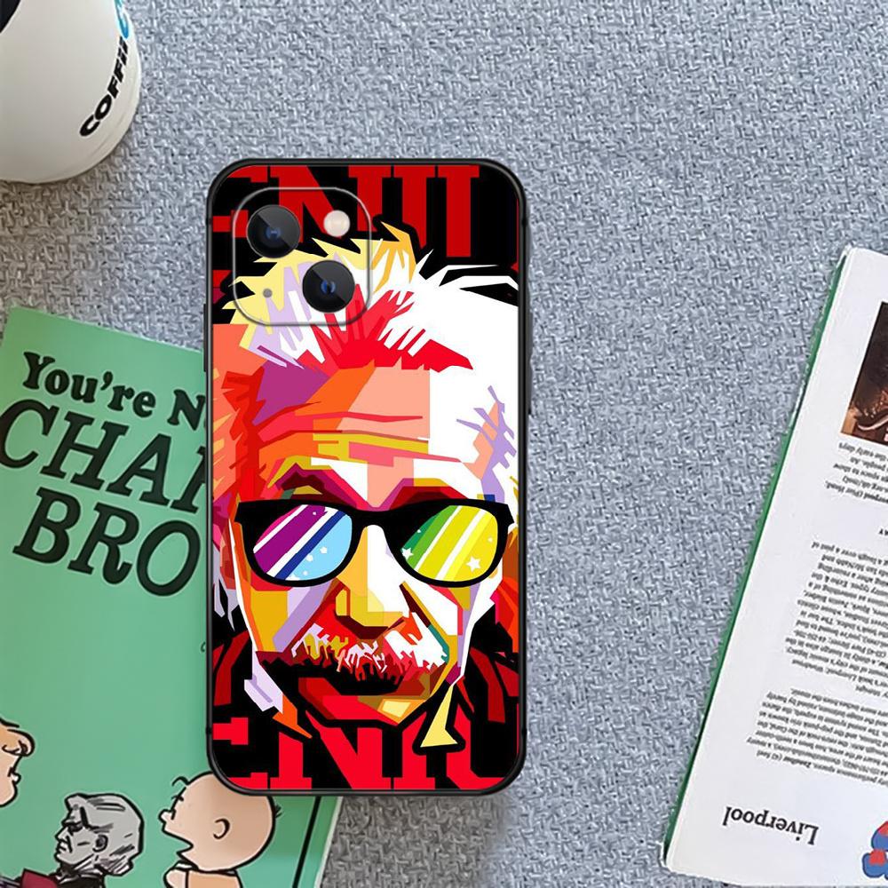 Einstein Genius Art Phone Case Cover Coque For Iphone Xiaomi Mi Samsung Galaxy Redmi Note A S 11 12 13 14 15 22 23 24 5G Pro Plus Max Fe Ultra
