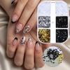 1mm Tiny Dot Nail Art Sequins 3D Laser Round Dots Paillettes New Disco Nail Sequin  for Nail Art