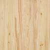 Mobile Storage Cabinet in Brown 34 x 39 x 65.5 cm Solid Pine Wood