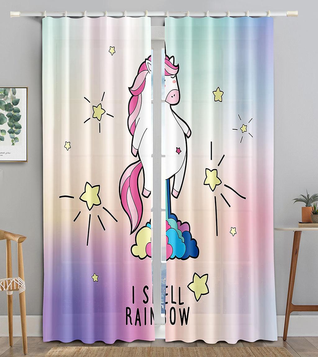 

Unicron Modern Curtains for Living Room, Customize Window Drapes, Bedroom Custom Curtain, Join in the Magical Celebration 2x50W130H(CM)40x51in&Grommet Top