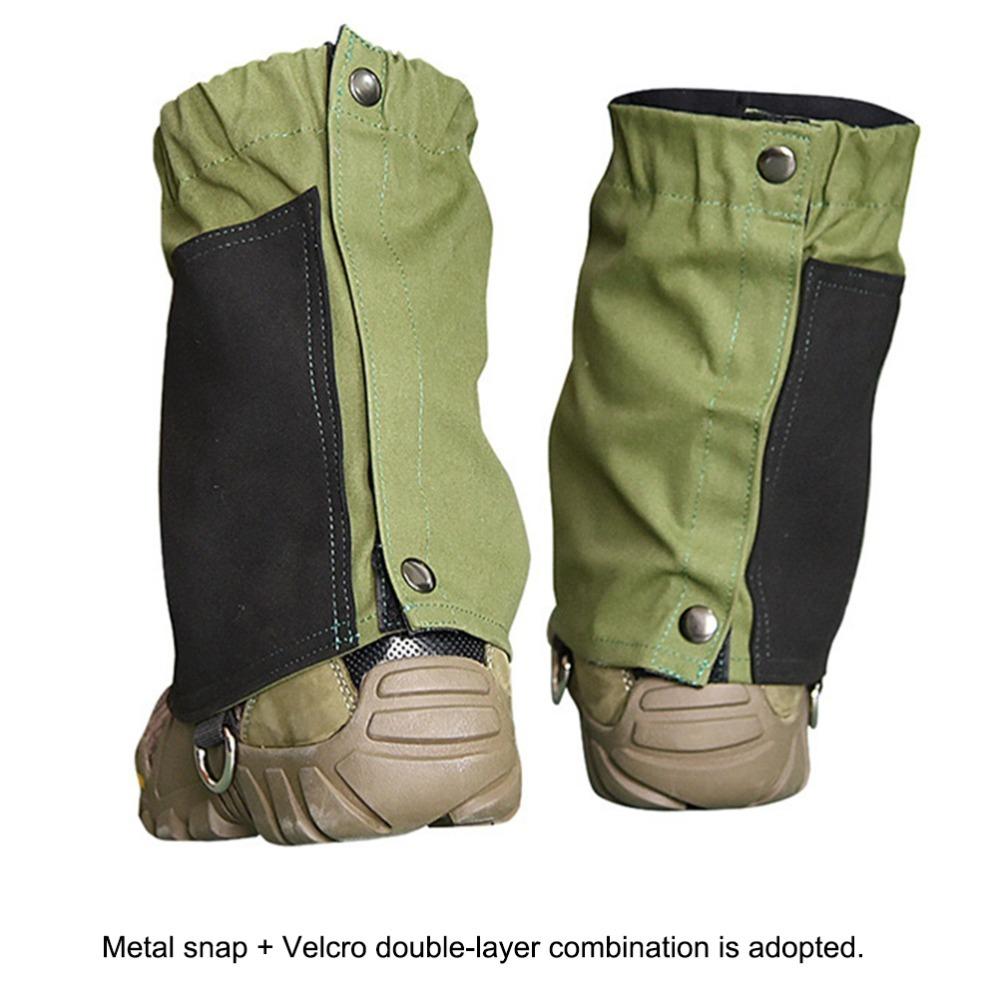 Water Resistant Gaiter Covers Dust Proof Hiking Gaiters Light Weight Desert Gaiters  Travel