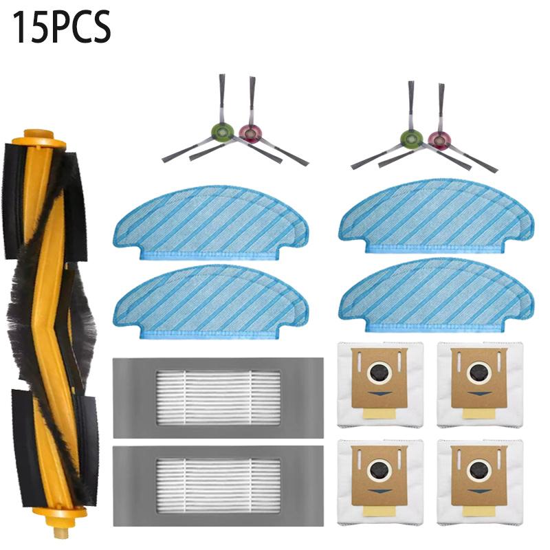 For ECOVACS Deebot T8 AIVI T9 AIVI N8 Pro AIVI N9 N10 N10 Plus Accessories Main Brush, Side Brush, Filter, Dust bag,Hepa Filter