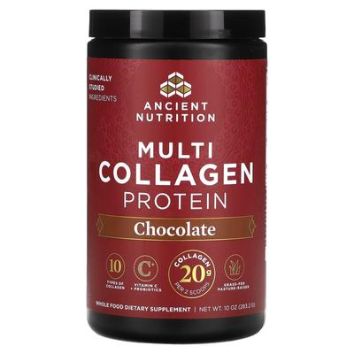 Multi Collagen Protein, Chocolate, 10 Oz (283.2 G)