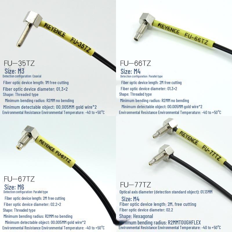 Keyence FU-78/79/79U M3 Through-Beam Amplifier Fiber Optic Sensor
