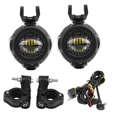 Motorcykel LED Strålkastare Främre Dimlampa Ljus med Fäste för F800GS R1200GS ADV 2014‑2017