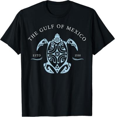 Gulf of Mexico Turtle T-Shirt Mens Womens Tees Top Unisex T-Shirt Mens Womens Tees Top
