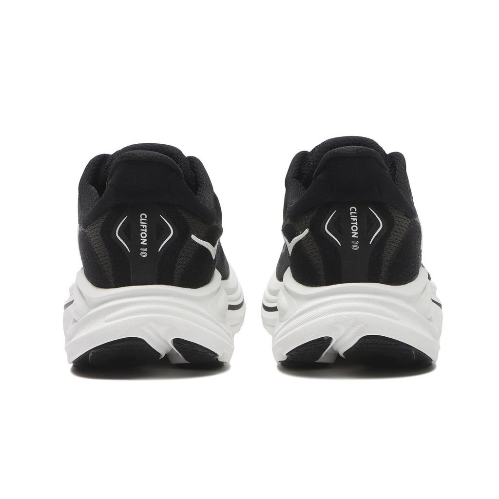 1162031-BWHT Hoka Clifton 10 Black White (Women's )