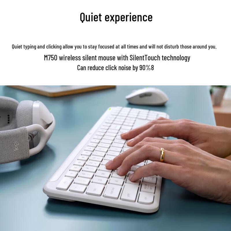 Logitech MK950 Wireless Bluetooth Keyboard & Mouse Combo