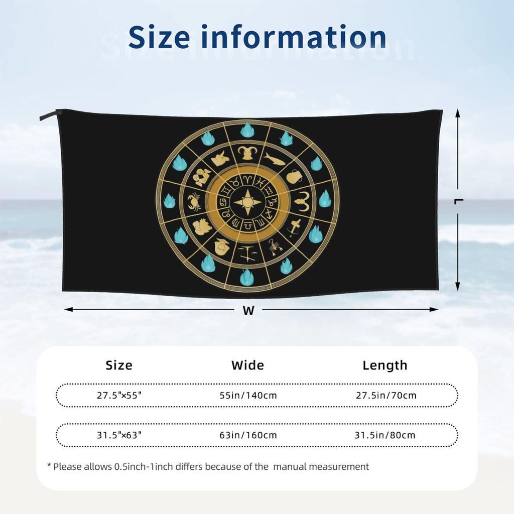 Saint Seiya Beach Towel Soft Microfiber Quick Dry Absorbent Quick Towels For Bath