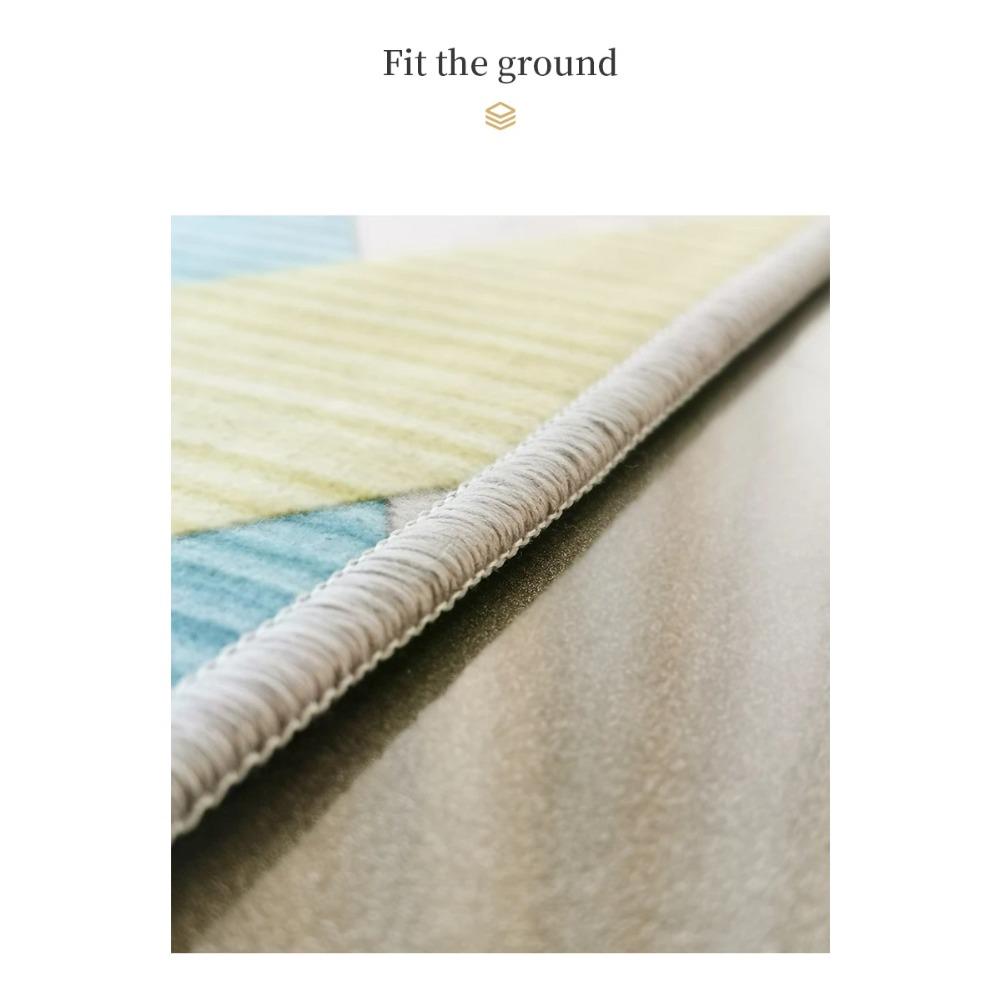 European Style Carpets for Living Room Persia Bedroom Decor Rugs Oval Large Area Carpet Lounge Rug Anti-Slip Entryway Door Mat