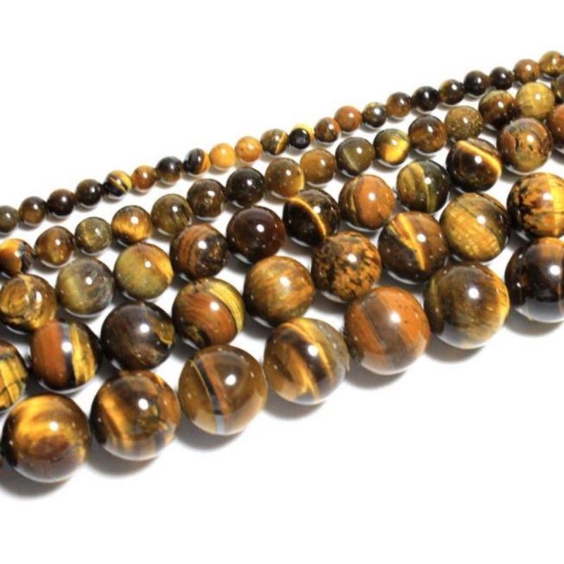 

Натуральний камінь, дорогоцінний камінь, тигрове око, кругла розпірка, розсипні намистини, виготовлення прикрас своїми руками для 4 мм 6 мм 8 мм 10 мм 6 mm