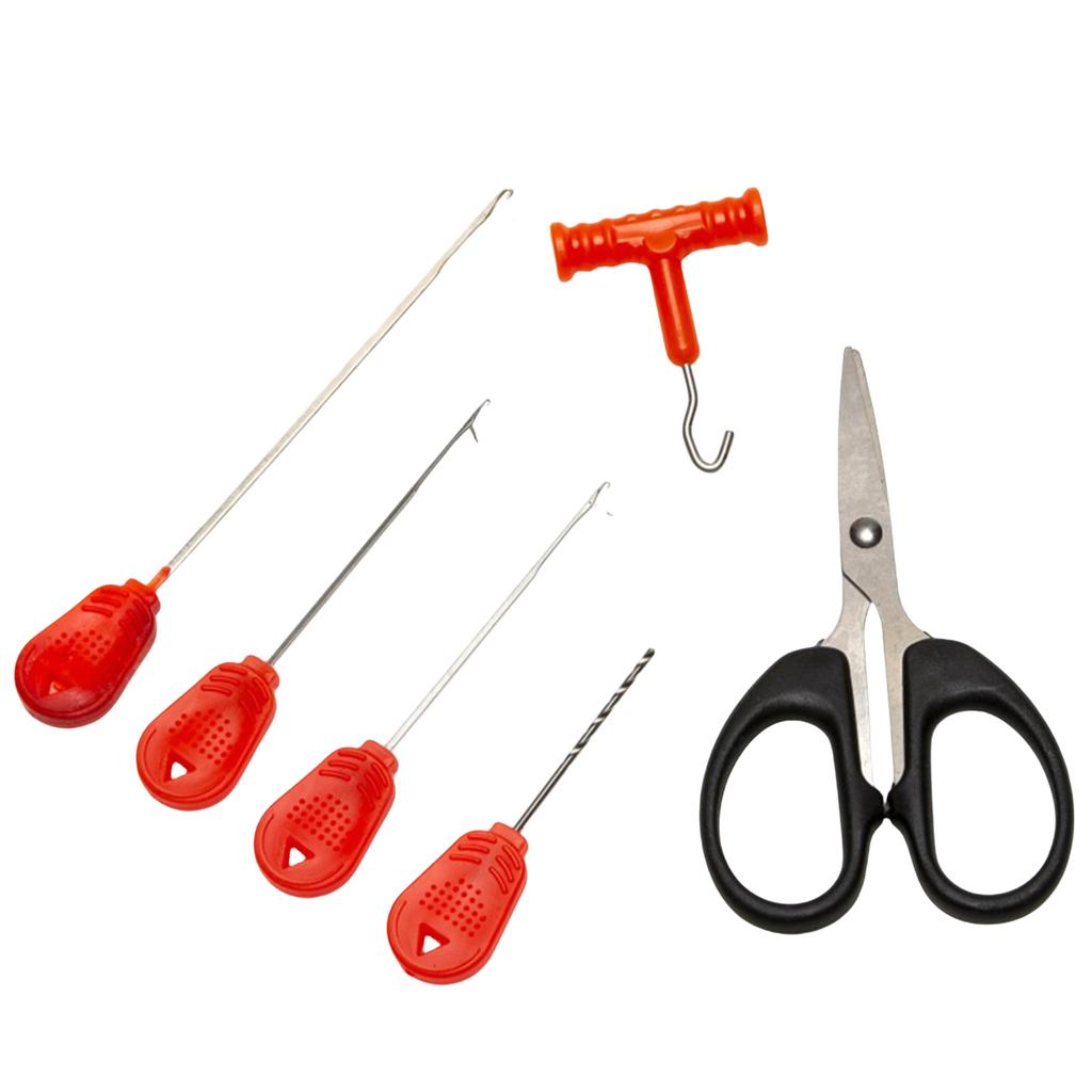6Pcs Fishing Baiting Needle Hook Needle Fishing Baits Needle for Fishing Carp Fishing Baiting Rig Tool Fishing Needle