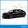 For Tesla Model 3/Y 2017-2025 Door Seal Kit Soundproof Rubber Weather Draft Seal Strip Sunroof Seal Wind Noise Reduction Kit