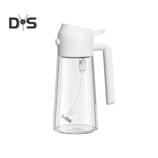 

Распылитель масла для приготовления пищи. Дозатор масла 2 в 1. Стеклянная бутылка-распылитель на 500 мл/17 унций с насадкой. Многоразовый распылитель пищевого масла для кухни, жарки салатов, барбекю. белый