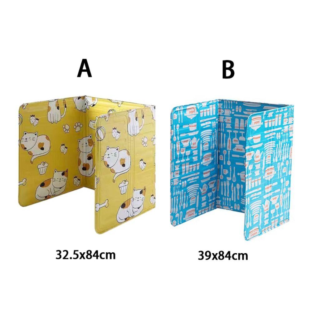 Foldable Gas Stove Oil Baffle Anti Splatter Heat-resistant Kitchen Cooking Oil Baffle Gas Stove Insulation Board