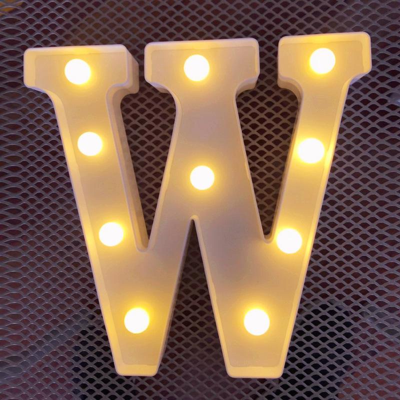 Popular 26-Letter Alphabet, Number & Symbol Lights for Events & Decor