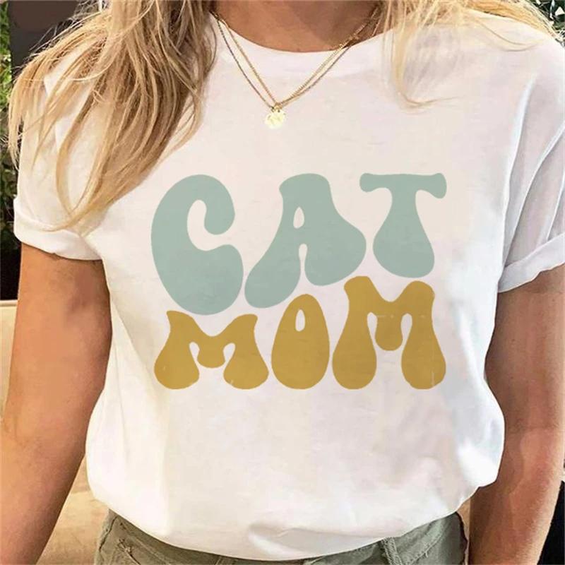 Simple And Funny Unisexs Plant Flower Tshirt Fashion Cartoon Happy Time Mom Cartoon Tshirt Pattern Top Letter Printed Tshirt