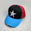 Embroidery Pentagram Color Matching Baseball Cap Men'S And Women'S Mesh Personality Simple And Versatile Truck Hat