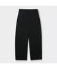 Keoseuuteommellou Black Curved Drawstring Seersucker Pants Cwpam26342Bkx