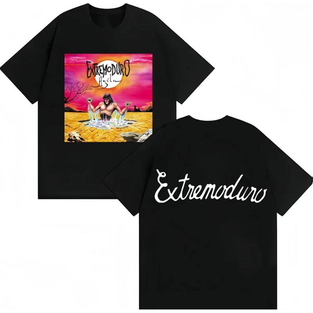 Rock Band EXTREMODURO Agila Album Cover T Shirt Men Women Fashion Vintage Hip Hop T-Shirts Cotton Oversized T Shirts Streetwear