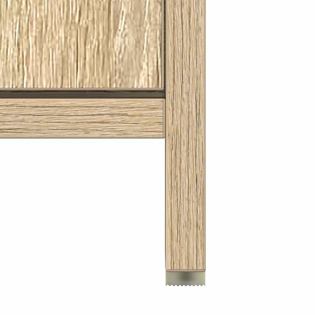 Bathroom Cabinet Sonoma Oak Finish 60 x 33 x 61 cm Particleboard