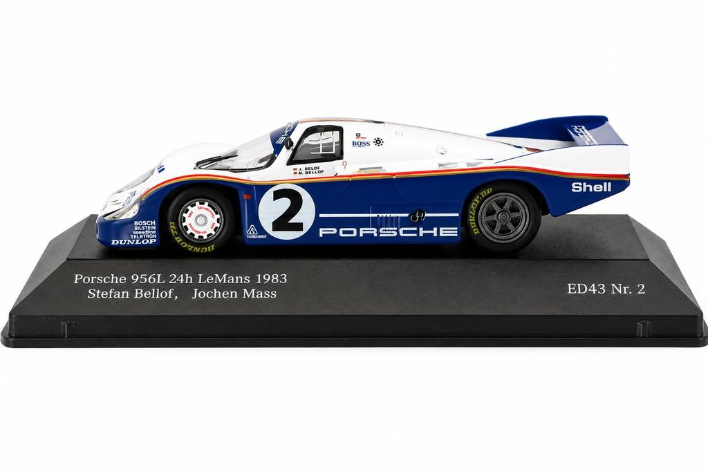 CMR 1/43 Porsche 956 LH Team Rothmans 1983 24 Hours of Le Mans, Stefan Bellof/Jochen Mass