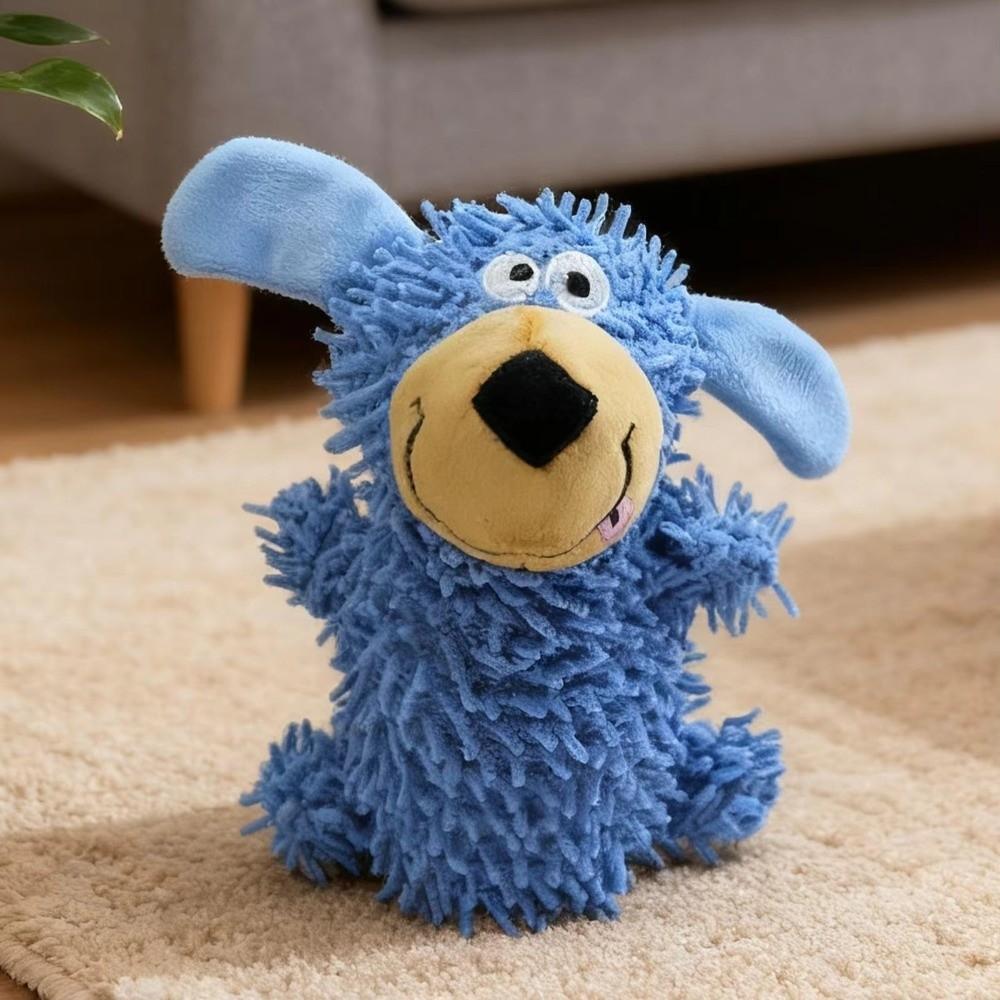 Cartoon Pet Shake Sound Toy Bite-resistant Cleaning Tooth Chew Toy Pet Chew Plush Toy  Gift