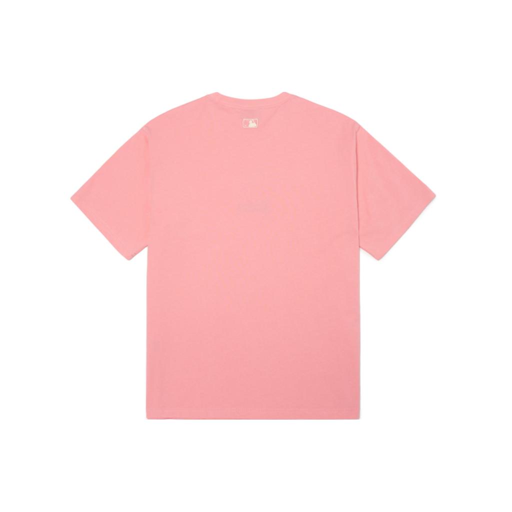 New MLB New York Yankees T Shirts Unisex Coral Pink 3ATS04023-50COL
