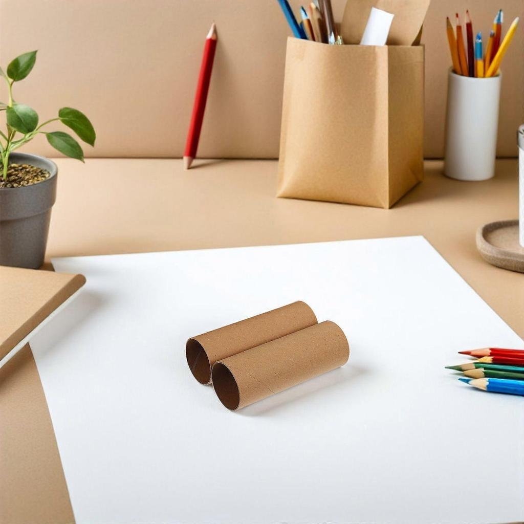 30pcs Cardboard Tubes For Craft: 4.32x1.57 Inches - Diy Empty Toilet Paper Rolls - Craft Round Tubes For Kids School Classrooms Diy Art Supplies