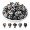 20 Stück/Los Runde Bedruckte Silikonperlen 15mm 12mm Leopardenmuster Silikonperlen Zur Schmuckherstellung DIY Schmuckzubehör