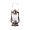 Vintage Laterne Öllampe Antik Altmodisch Metall Kerosin Öllampe mit Glasschirm für 10CM Docht Camping Outdoor