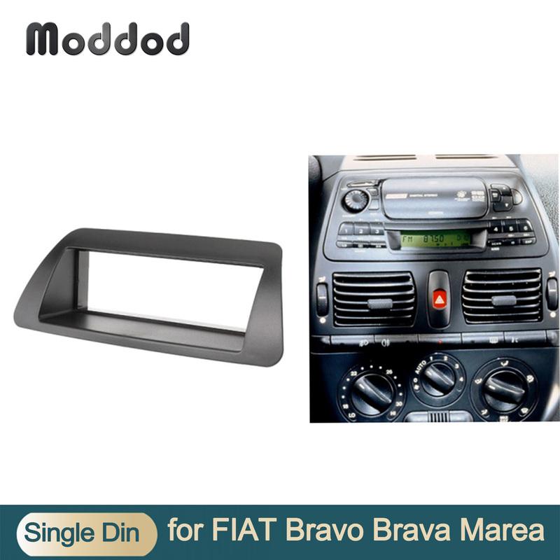 One Din Car Radio Fascia For FIAT Bravo Fascia Radio CD DVD Stereo Panel Dash Mount Installation Trim Kit Frame Plate Bezel