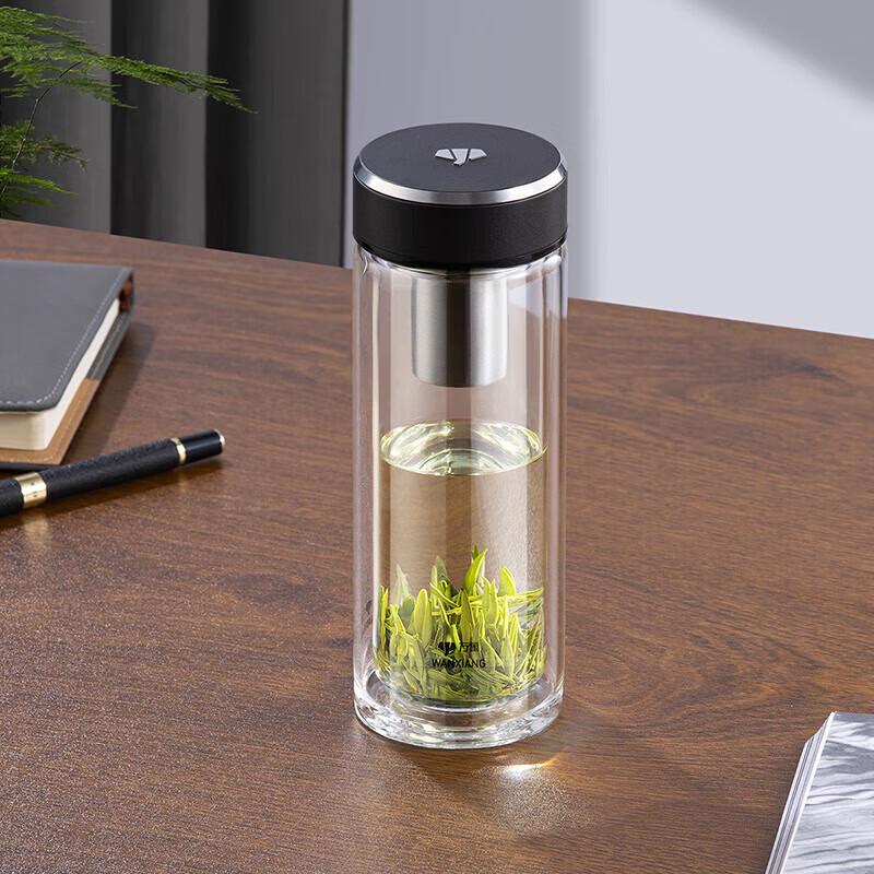 WANXIANG Double-Walled Glass Tumbler