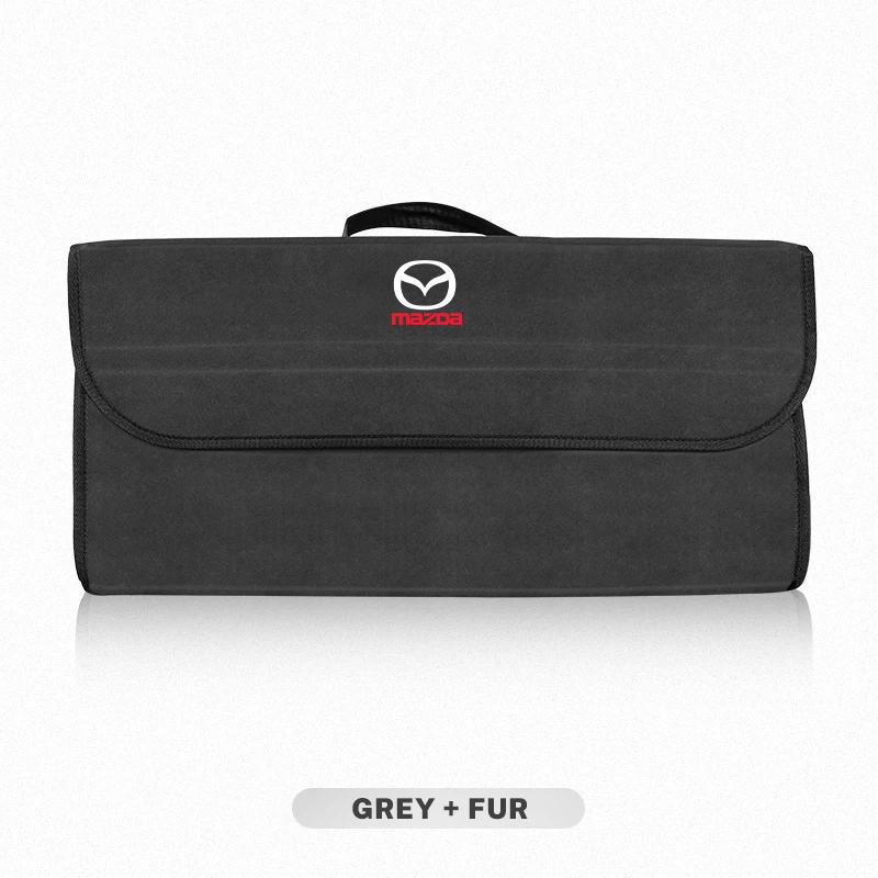 

2025 Горячий Органайзер-контейнер для хранения в багажнике автомобиля, складной, для Mazda 6 3 CX5 5 2 323 CX7 Demio Atenza Axela серый