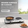 Plaque de cuisson posable SEVERIN - K1014 - 2 foyers en fonte - 2500W