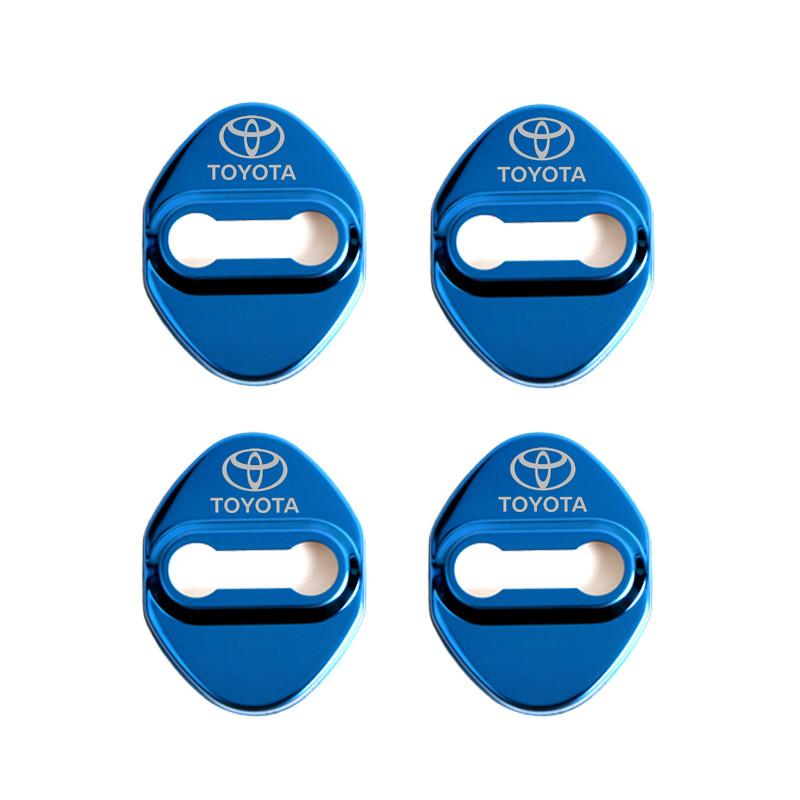 ANP1 For Toyota Vios Corolla Rav4 Auris Camry Yaris Car Stainless Steel door lock Cover chr Avensis Land Cruiser FJ sticker protect