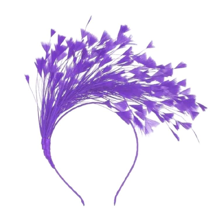 Practical Feather Hairband Hair Decors Headband For Halloween Costume Parties Stage Performances And Cosplay Event