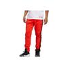 Adidas Striped Drawstring Sport Casual Pants Men Bottoms Red GL7103
