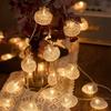 LED Ocean Shell Lights String Battery Operated Fairy Lights Seahorse Starfish Theme Bedroom Living room Wedding Party Decorative