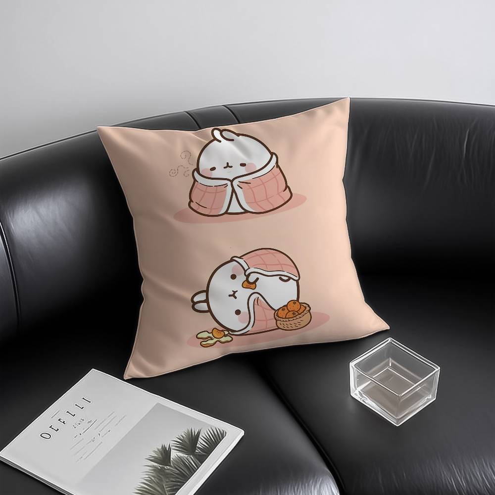 Милая наволочка M-Molang, защита от пылевых клещей, невидимая молния, диван-кровать 12x12Inch