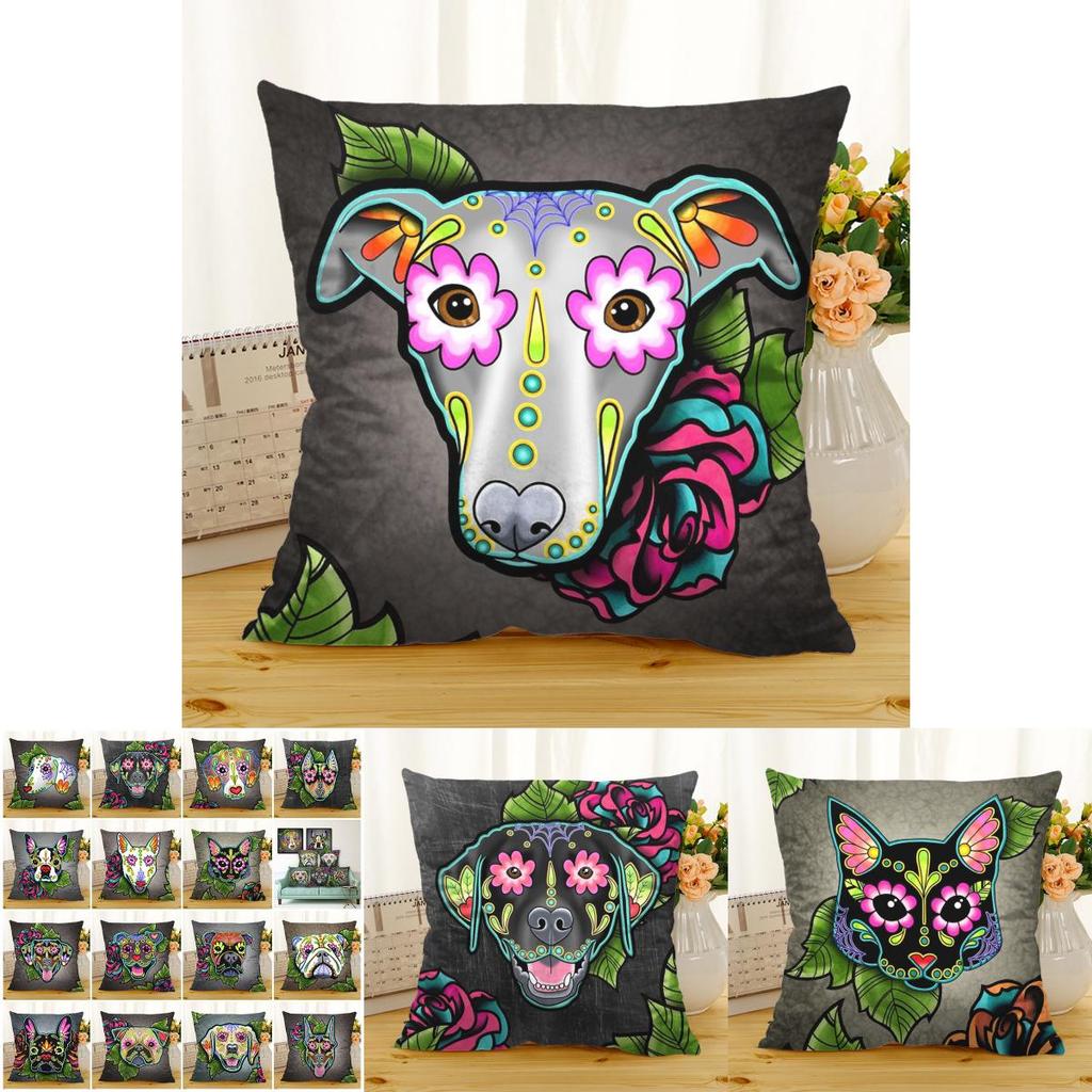 Versatile Cute And Humorous Dog Pillow Cover For Car Sofa And Home Office