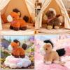 Pony Plush Toy With Scarf Short Plush Kid Gift For Animal Lovers