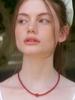 Love Me Monster Bold Ball Point Gem Necklace (L242Mnk050)
