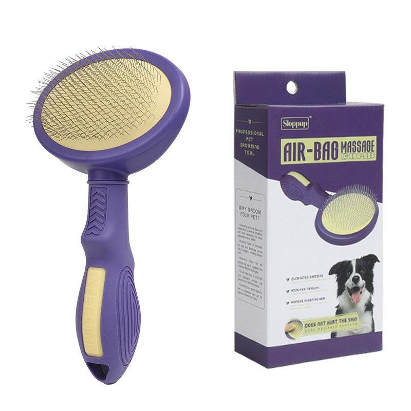 Sloppup Pet Deshedding Comb for Cats & Dogs - Undercoat Thinning & Grooming Tool
