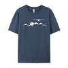 Unisex Tshirt Airplane Over Mountains For Pilots Hip Hop Design Tshirts Unique Unisex Tops Shirts Tops Tees Free Shipping