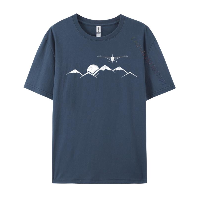 Unisex Tshirt Airplane Over Mountains For Pilots Hip Hop Design Tshirts Unique Unisex Tops Shirts Tops Tees Free Shipping